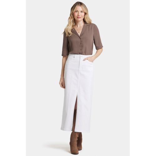 Hoge Taille Lange Rok Met Centrumsplit