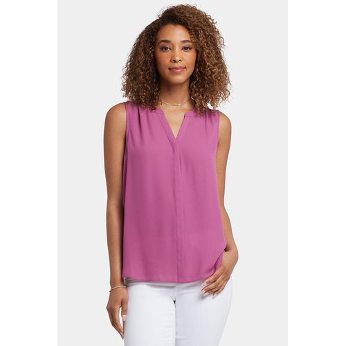 Mouwloze Pintuck Blouse
