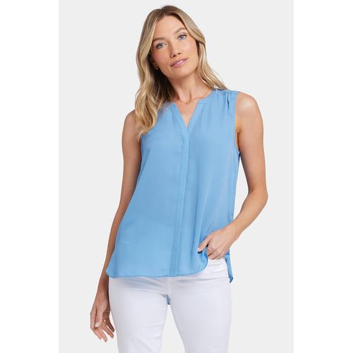 Mouwloze Pintuck Blouse