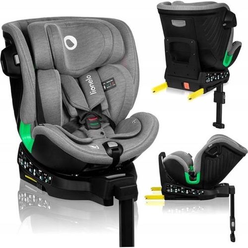 I-Size Kindersitz Lionelo Harmony Vorwärts/Rückwärts Isofix 360 Basis Bambus