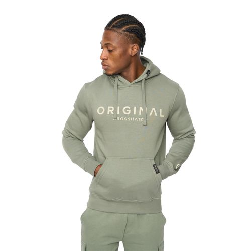Crosshatch Heren Bardon Hoodie (Olijf)