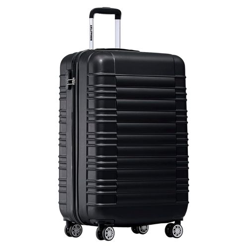 Koffer & Trolleys - Handgepäck Koffer - Reisekoffer Mit Rollen - Handgepäck Trolley 55x40x20, Hartschalenkoffer Klein, Koffer Handgepäck 55x40x20 Leicht, Trolley Handgepäck, Suitcase, Schwarz