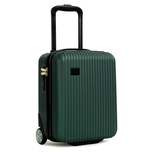 Cruisair Handgepäckkoffer 40 x 30 x 20 cm für Ryanair und Wizzair (Grün)
