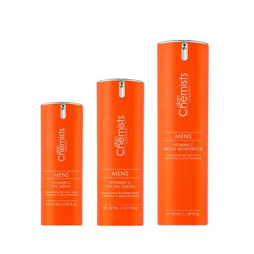 Skin Chemists Mannen Vitamine C Trio (30ml, 50ml & 15ml)