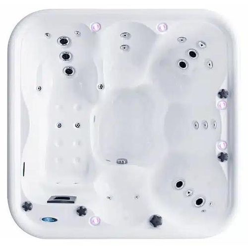 Whirlpool Corsica Diamond 232x232x87 cm für 6 Personen mit 31 Hydrotherapie-Düsen und Balboa Heizsystem