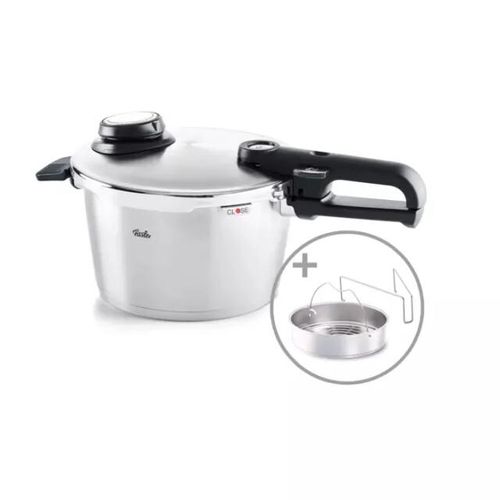 Fissler Vitavit premium snelkookpan met inzet 2022, 8l