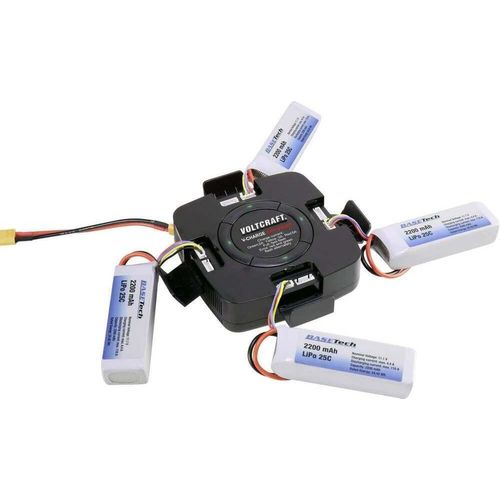 VOLTCRAFT V-Charge Eco Quad Modellbau-Ladegerät 12 V, 32 V 5 A LiPo