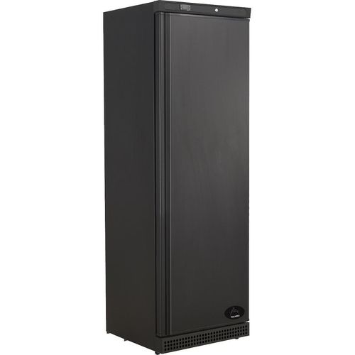 Gastro Kühlschrank | Lagerkühlschrank | Gewerbekühlschrank | 1 Tür | Schwarz | 361 Liter | 0 bis +8 °C