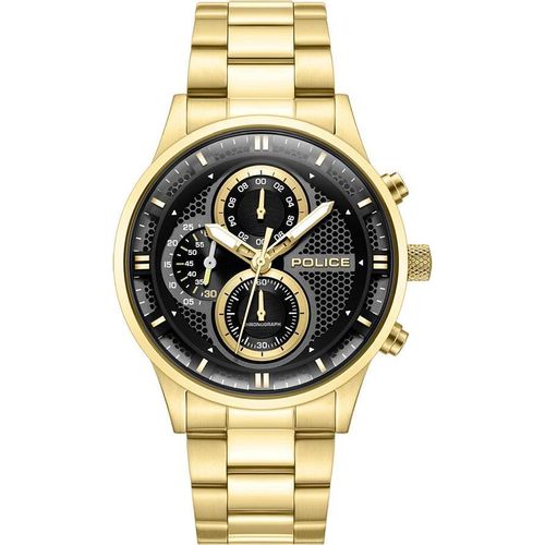 Uhr Polizei Herren Gold Polizei-PEWGK0092503