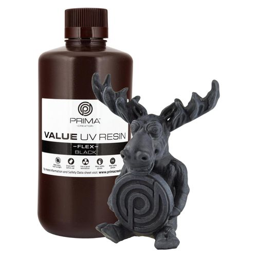 PrimaCreator Value Flex UV Resin - 1 kg - Black