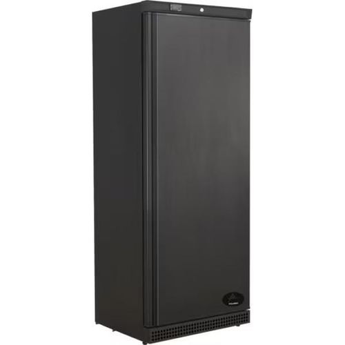 Gastro Kühlschrank | Lagerkühlschrank | Gewerbekühlschrank | 1 Tür | Schwarz | 620 Liter | 0 bis +8 °C