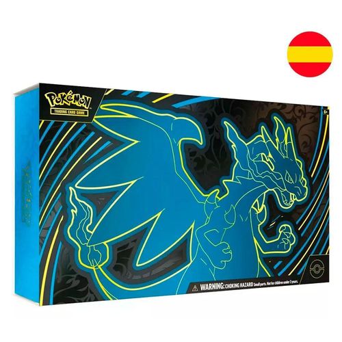Pokemon Trading Card Game Pokémon Ultra Premium Mega Charizard Ex Phantasmal Flames Scarlet&violet Tcg Spanisch Blau Kinder Blau One Size