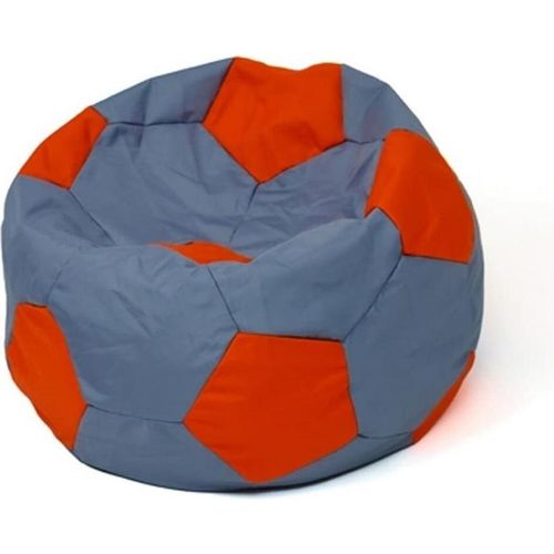Puff GO GIFT Rot Grau Oxford Fußball