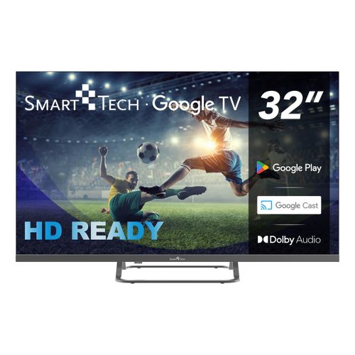 Smart Tech 32HG01V, 32 Zoll (80cm) HD Fernseher Google TV, YouTube, Netflix, Amazon Prime Video