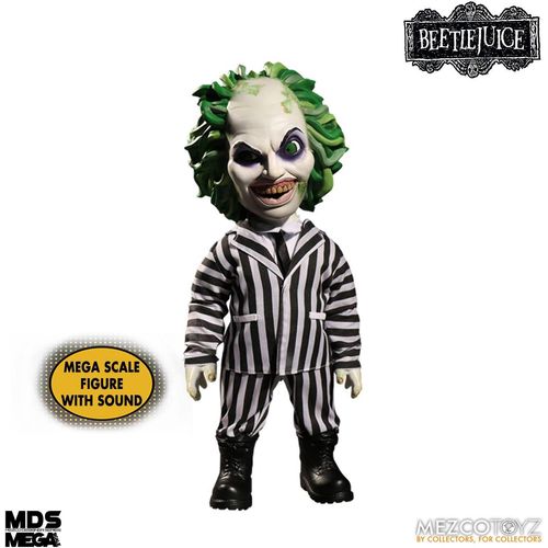 Mezco Toys Beetlejuice Mds Mega Scale Talking Beetlejuice 38 Cm Actionfigur One Size