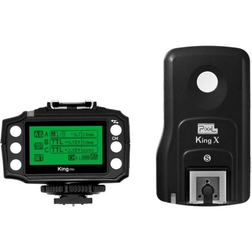 Pixel i-TTL Radio Blitzauslöse Set King Pro für Sony Mi