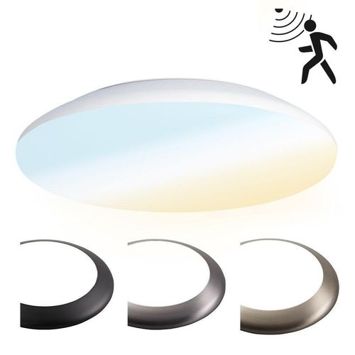 hoftronic LED Deckenleuchte 25W 2600lm IP65 IK10 Weiß Bewegungsmelder