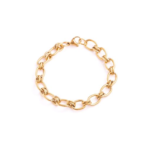Luxenter Armband met 18-karaats geelgouden afwerking - Hataj