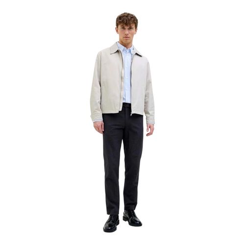 Jack And Jones Heren-cargobroek met rechte pijpen van seersucker (Nachtelijke hemel)