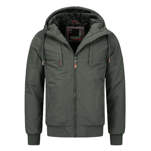 Alessandro Salvarini heren winterjas AS-320 met teddyvoering & capuchon – warm & stoer
