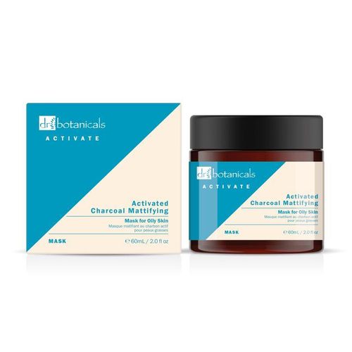 Dr Botanicals Activate Houtskool Mattifying Masker voor Vette Huid 60ml