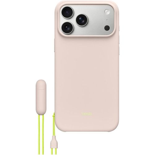 APPLE Smartphone-Hülle "iPhone 17 Pro Max Kickstand Case mit MagSafe und Kamerasteuerung", rosa (kalkstein), Smartphones, Hüllen
