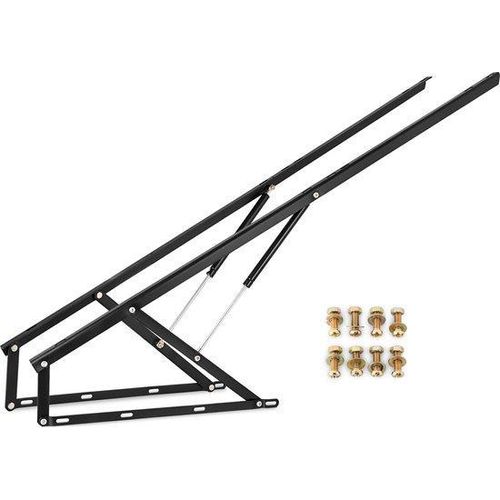 Famanu Bettlift Hydraulische Mechanismen 60" - Schwarz, 2 Stück
