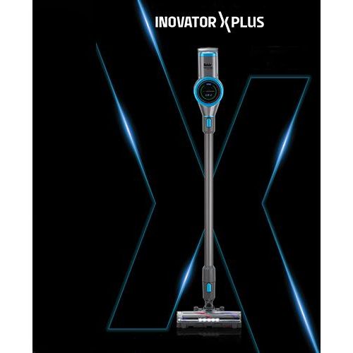 Fakir Inovator X Plus 7286 Akku Staubsauger 350 W, Bodenstaubsauger, kabelloser Staubsauger mit 25,9 V Li-Ionen Akku, 4 Saugstufen