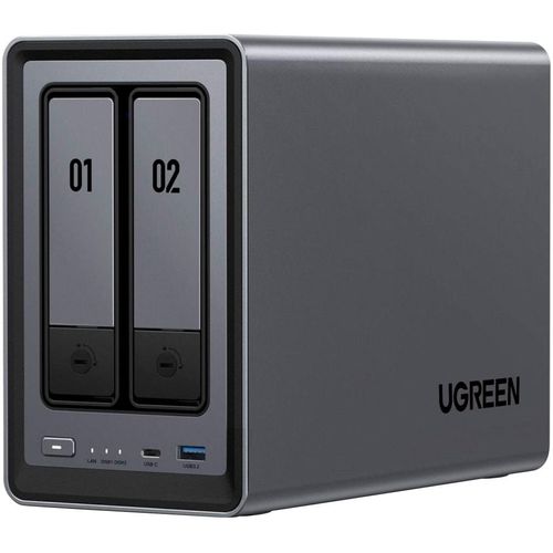 UGREEN NAS-Server "DXP2800", grau (grau, schwarz), 32 GB, NAS-Server, NAS-Server