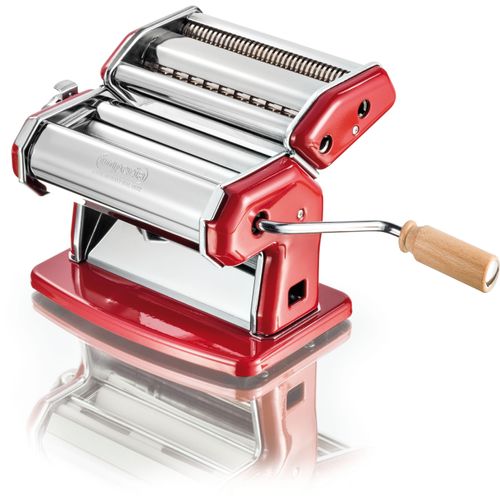 Nudelmaschine IMPERIA "IMPERIA, La Rossa", rot, Nudelmaschinen, Nudelmaschine, verchromter Stahl