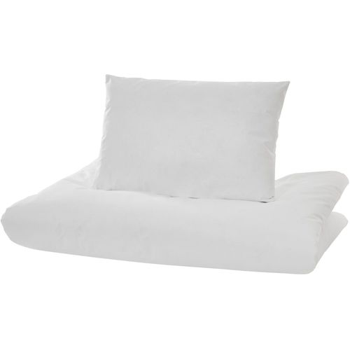 Bettwäsche IBENA "Astana", weiß, B/L: 135cm x 200cm, 1 Stk., 1 Stk., Encasing, B/L: 40cm x 80cm, Encasing, Obermaterial: 70% Polyester, 30% Polyamid, Bettwäsche, Bettwäsche, Allergieschutzbezug aus Evolon New Generation