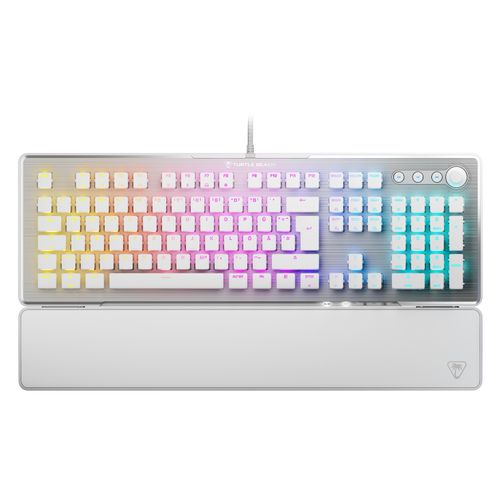 TURTLE BEACH Gaming-Tastatur "Vulcan II, Linear", weiß, B:46,3cm H:23,6cm T:3,35cm, Tastaturen, Linear