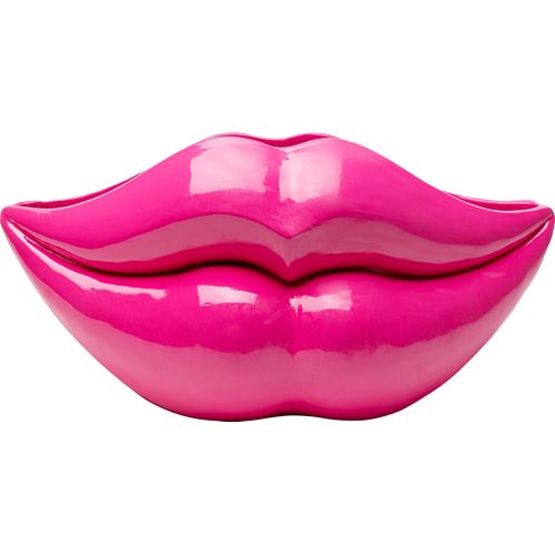 Tischvase KARE DESIGN "Vase Lips Pink 28cm", pink, B:57,5cm H:28cm T:31cm, Vasen