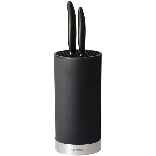 Messerblock KYOCERA, schwarz, H:22,5cm, Messerblöcke, Messerblock, mit 2 Messern
