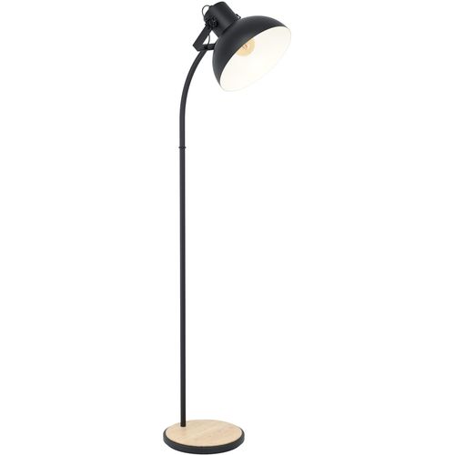 EGLO Stehlampe "LUBENHAM", braun (schwarz, braun), 1, H: 160cm, Leuchten, Stehlampe