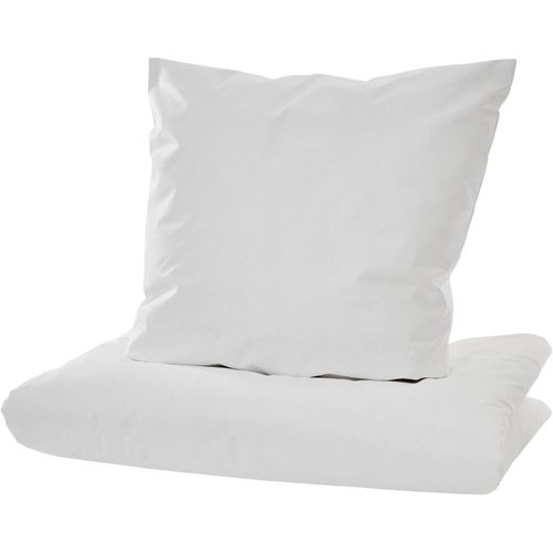 Bettwäsche IBENA "Astana", weiß, B/L: 155cm x 220cm, 1 Stk., 1 Stk., Encasing, B/L: 80cm x 80cm, Encasing, Obermaterial: 70% Polyester, 30% Polyamid, Bettwäsche, Bettwäsche, Allergieschutzbezug aus Evolon New Generation