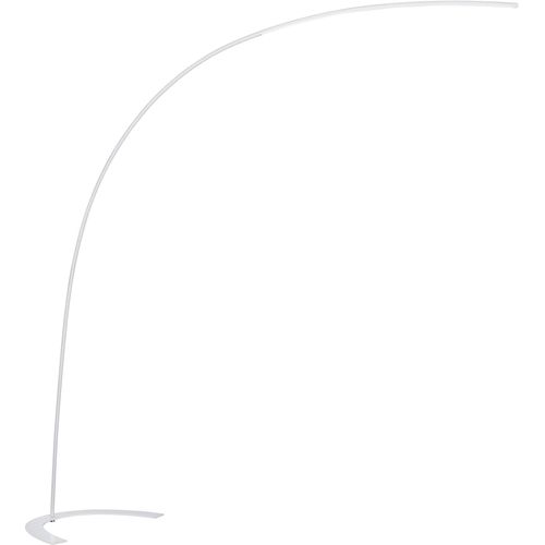 TRIO LEUCHTEN LED Bogenlampe "SHANGHAI", weiß, 1, H: 210cm, 1 Stk., Leuchten, mit Fußdimmer, LED Bogenlampe