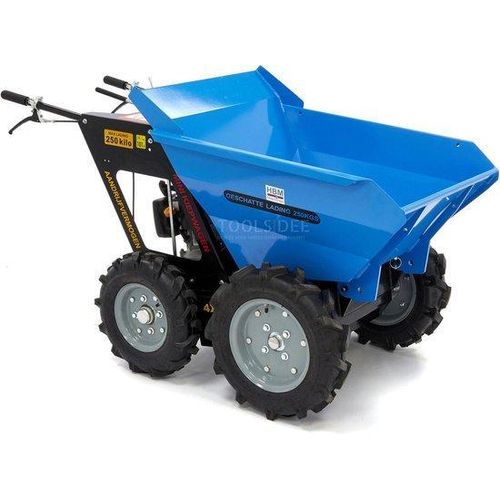 Mini-Dumper 250 kg mit Schüttbahn 6,5 PS - 196 ccm, 4x4, 4 Vorwärts-, 1 Rückwärts-Gang
