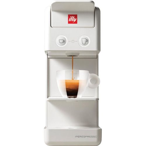 Illy Y3.3, Pad-Kaffeemaschine, 0,75 l, Kaffeekapsel, 1250 W, Weiß