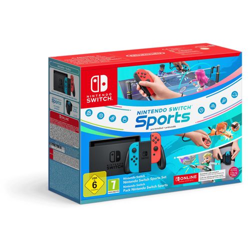 Nintendo Switch-Konsole (neon-blau/neon-rot) - Nintendo Switch Sports-Set