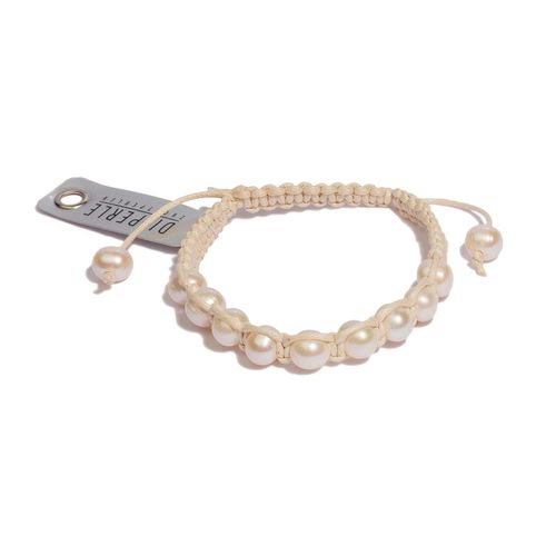 Perlenarmband DI PERLE "Damen Perlenschmuck Süsswasser Perlen Armband", weiß, Armbänder, Damen, Perlenarmband, Damen Perlenschmuck
