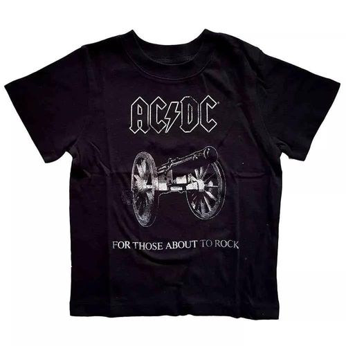 AC/DC Kinderen/Kinderen Over To Rock T-Shirt (Zwart)