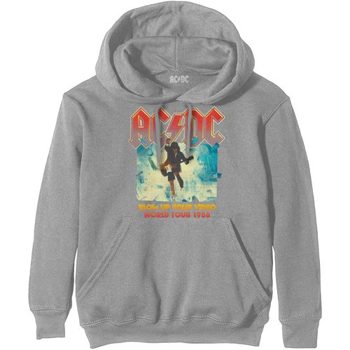 AC/DC Unisex Adult Blow Up Your Video Hoodie (Grijs)