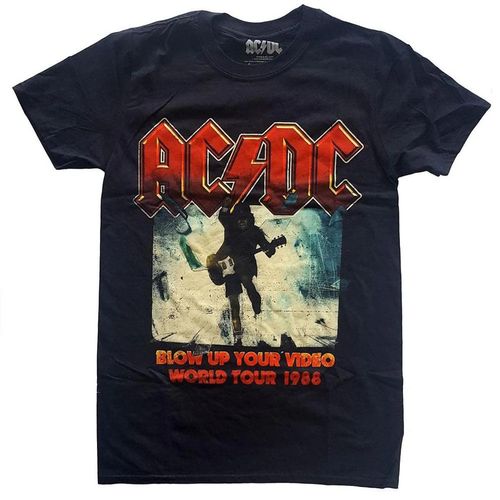 AC/DC Kinderen/Kinderen Blow Up Your Video T-Shirt (Zwart)