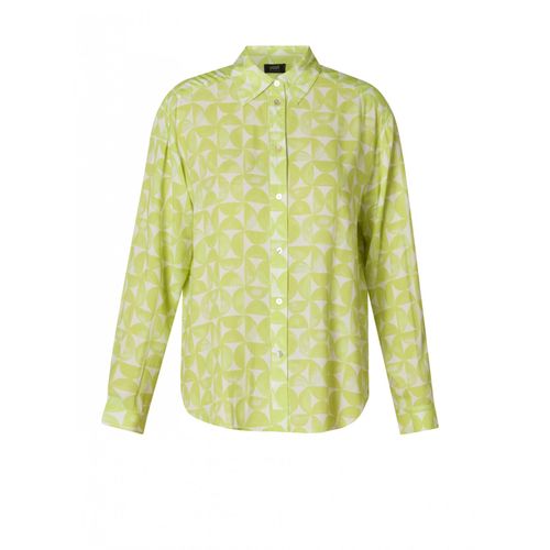 YEST CURVE Vayana Tops - Citric Green/Off Whi