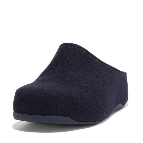 FitFlop Fitflop shuv | pantoffels | sloffen | donker | comfortabel | microwobbleboard-zool technologie