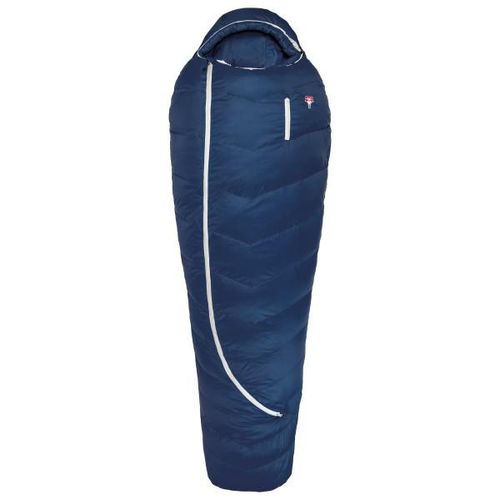 Grüezi Bag - Downwool Ice 2.0 - Daunenschlafsack Gr bis 200 cm Körpergröße Zip: Reverse-J Blau