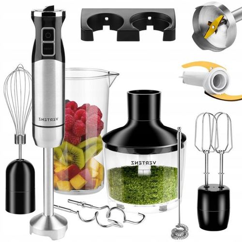 Handmixer Titan 1400 W 8 Geschwindigkeiten, Turbo, Titanmesser + Zubehör