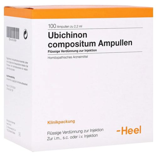 Supplement, Ferse, Ubichinon, Antioxidative Wirkung, 100 Fläschchen x 2.2ml