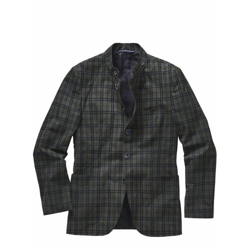 Mey & Edlich Herren Highland-Janker Schwarz 100 % Baumwolle (gewachst)